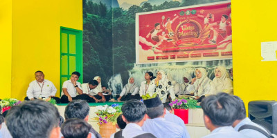 Mengenang Peristiwa Bencana Alam, MTsN 1 Pohuwato Awali Meeting Class dengan membacakan Asmaul Husna