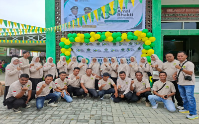 Hadir di Pencanangan HAB ke-80, MTsN 1 Pohuwato Perkuat Peran Madrasah